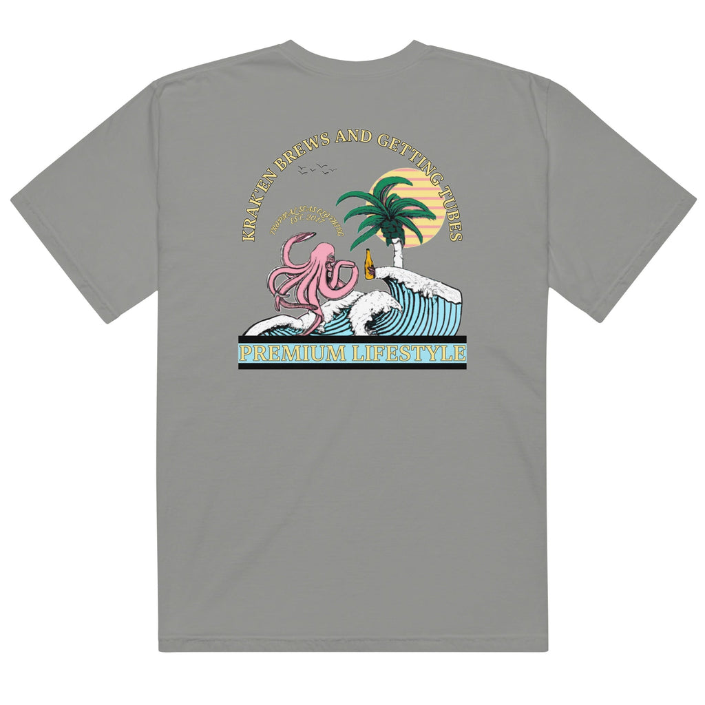 Camiseta pesada de estilo de vida premium para hombre