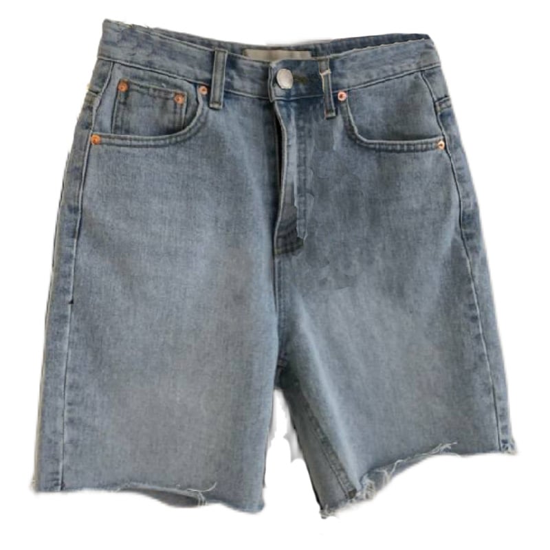Shorts Vaqueros Casuales y Sueltos de Cinco Puntos para Mujer