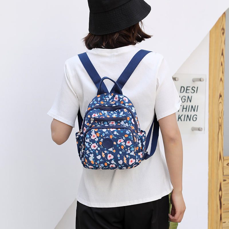 2021 Vento Marea Mochila Mini con Estampado Floral para Mujer