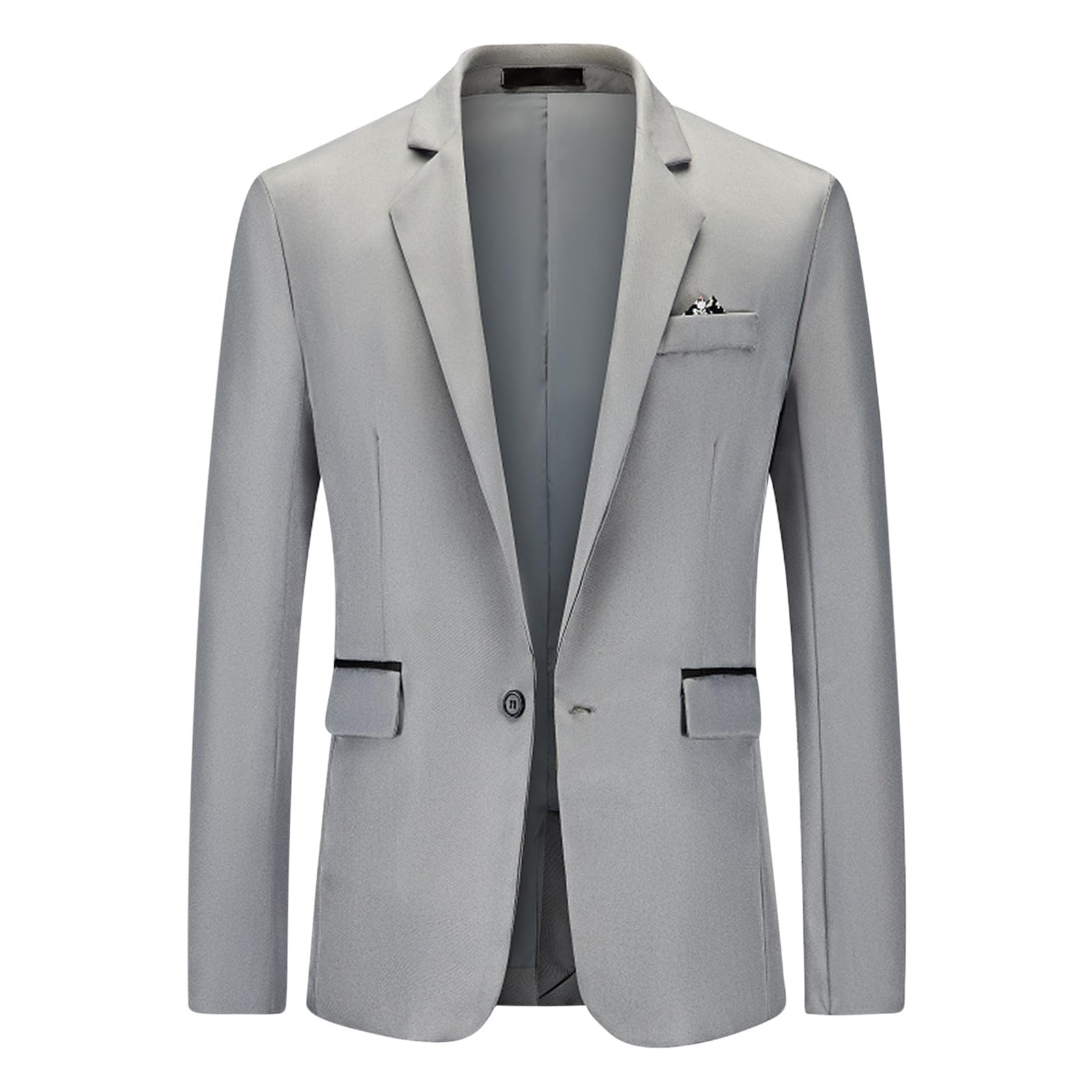 Same Day Delivery Items Prime Blazer for Men 2024 Summer Fall Casual Suit Jacket Regular Fit Lapel Business Daily Lightweight Sport Coats Blazers Sacos Para Hombre De Vestir