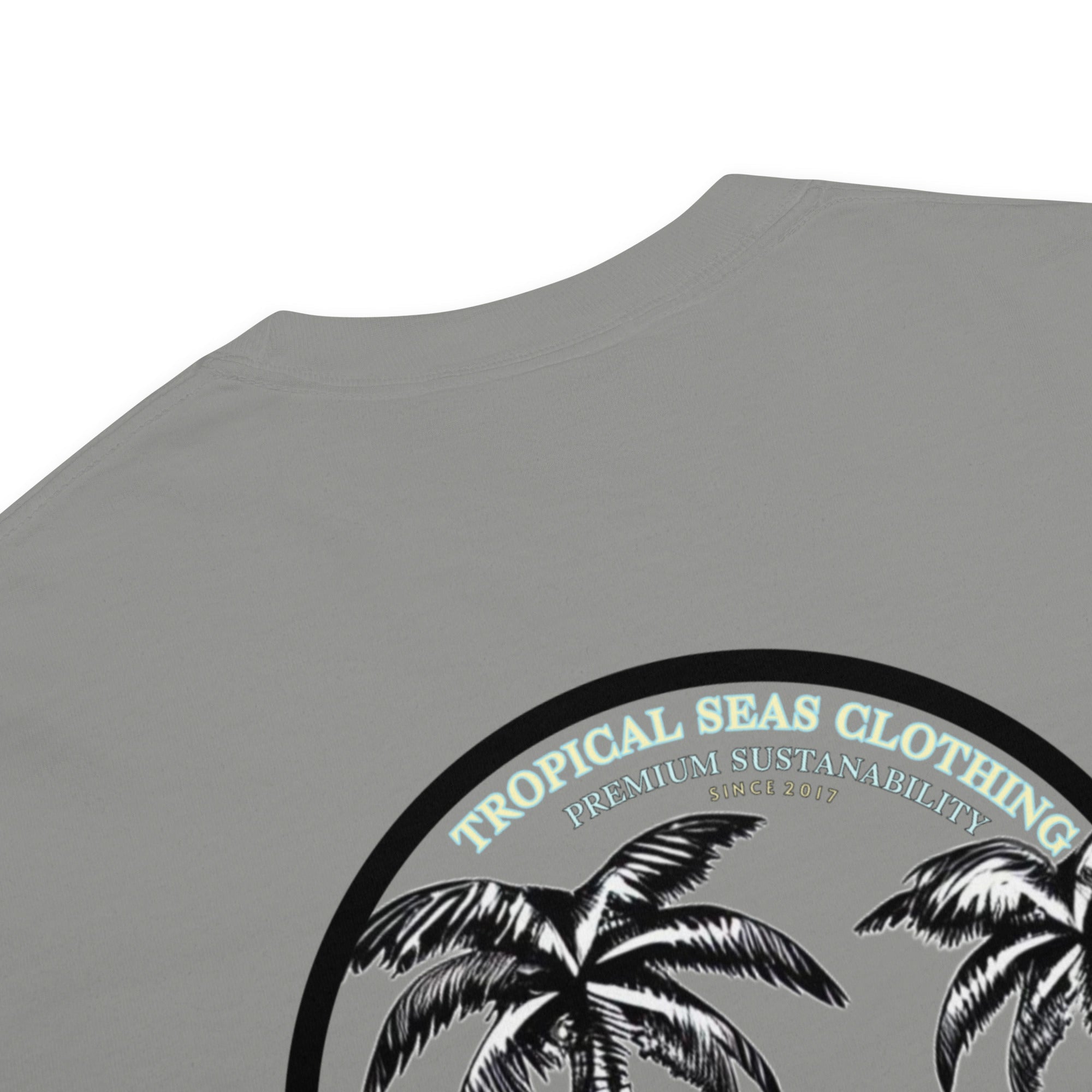 Camiseta Pesada para Hombres Island Time, Siempre