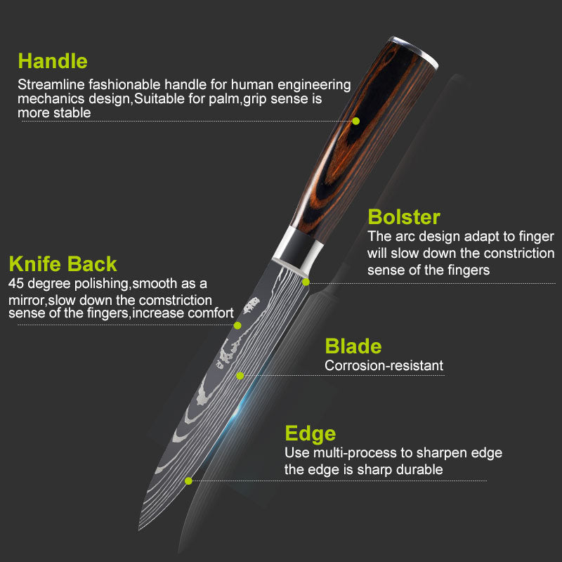 Elite Damascus Chef Knives