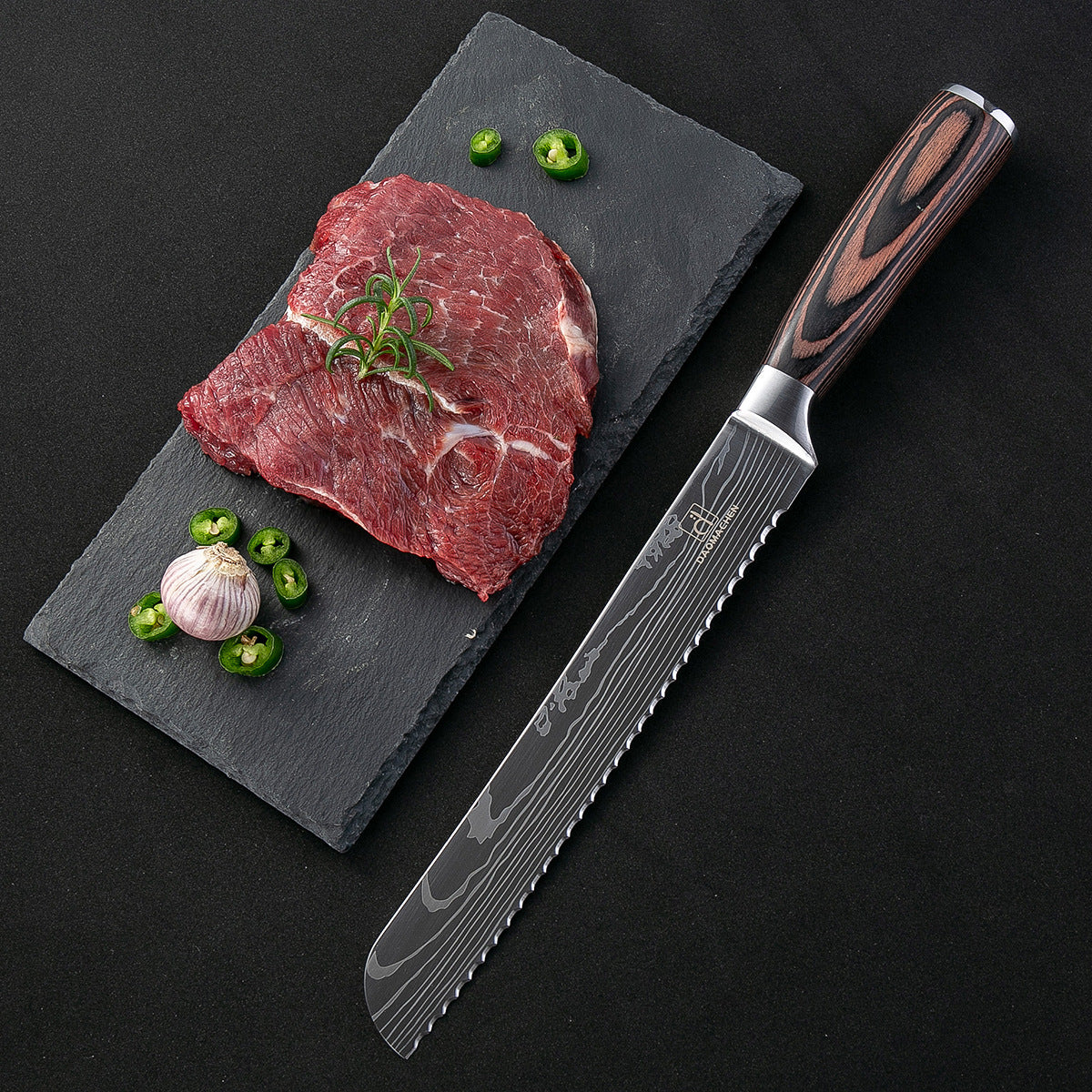 Elite Damascus Chef Knives