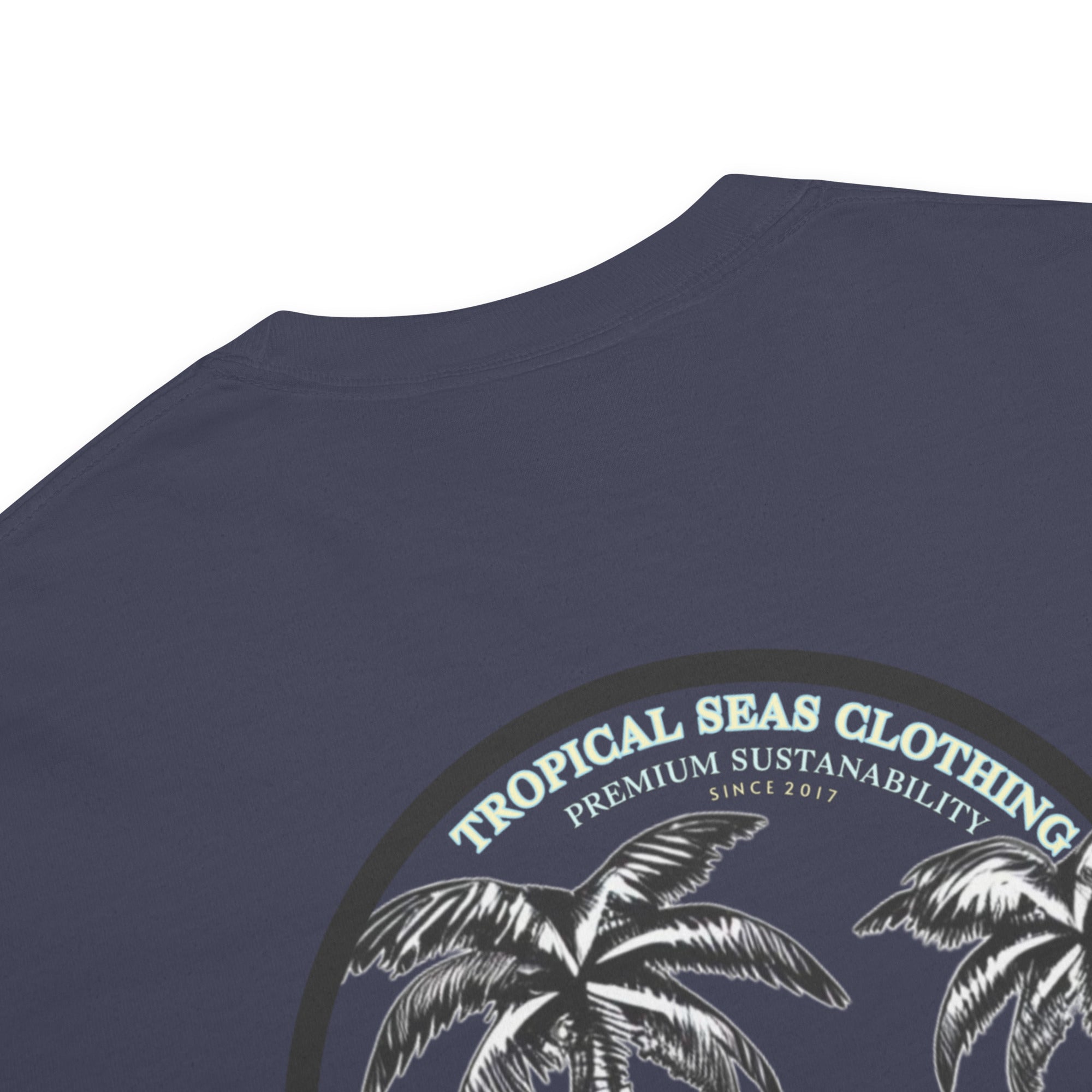 Camiseta Pesada para Hombres Island Time, Siempre