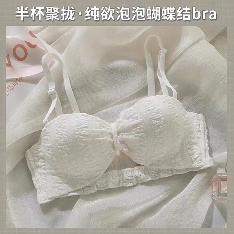 Conjunto de Sujetador Sin Tirantes Push-Up para Pechos Pequeños