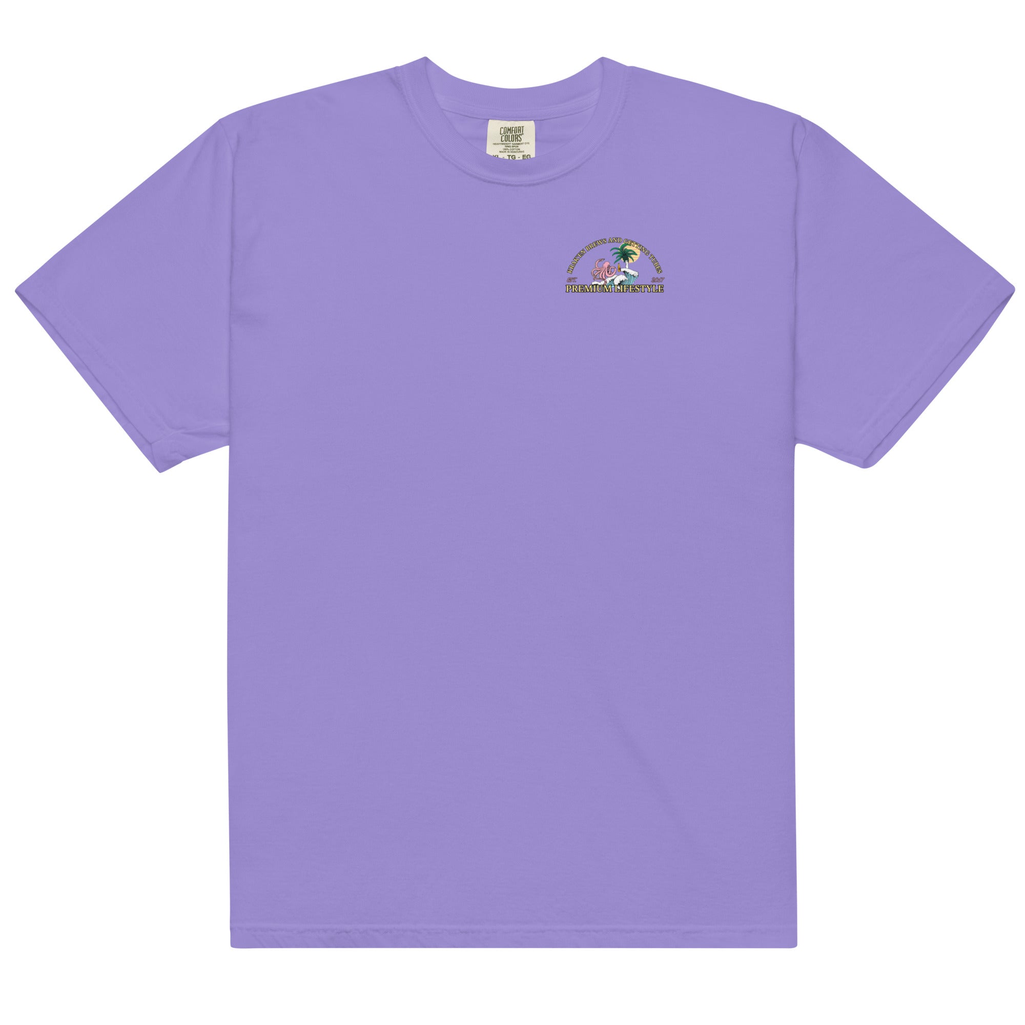 Camiseta pesada de estilo de vida premium para hombre