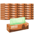 50 Rollos de Bolsas para Desechos de Perros, 10000 Unidades, Bolsas de Basura para Perros a Prueba de Fugas, Bolsas Gruesas de Plástico para Excrementos de Perro, Ideales para el Hogar, Parque, Viajes al Aire Libre, Suministros para Mascotas (Verde Oscuro