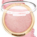 YOUNG VISION Baked Highlighter Powder Palette Sheer Pearl Shimmer Shades for Face Highlighter Makeup Rose/Pink Blush Powder Highly Pigmented Iluminadores de Maquillaje 0.19 Oz(Pack of 1)