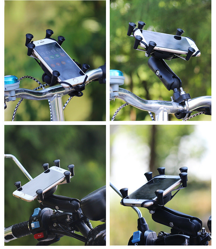 Soporte Universal Antirrobo para Teléfono para Motos y Bicicletas