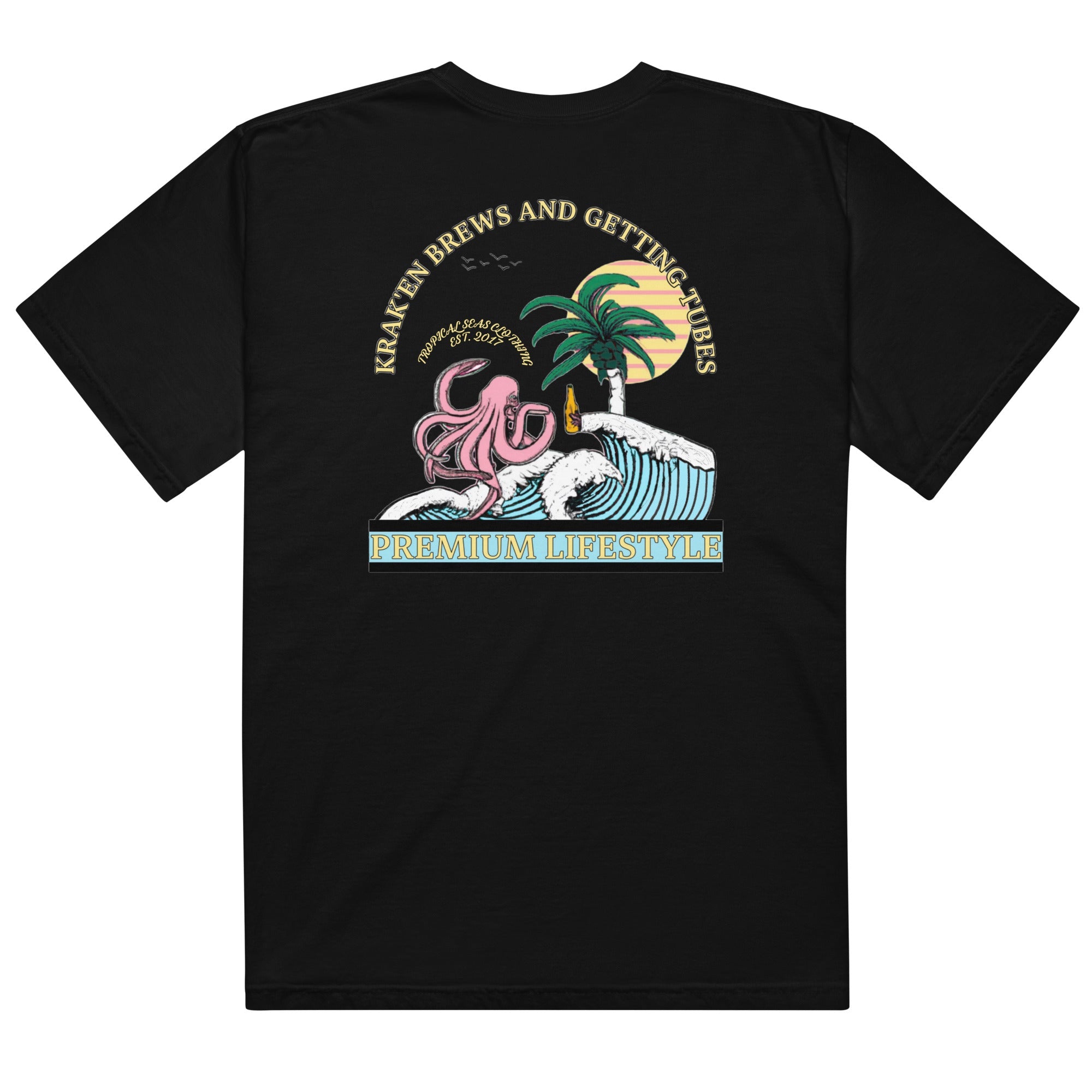 Camiseta pesada de estilo de vida premium para hombre