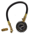 JACO Superior Products JACO BikePro Presta Tire Pressure Gauge 60 PSI - with Interchangeable Schrader Valve Air Chuck - for Mountain Bikes & Autos