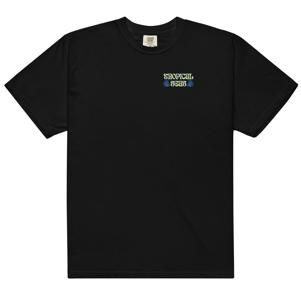 Camiseta Pesada para Hombres 'Salvemos Nuestros Océanos'