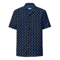 Camisa Hawaiana Midnight Whale Party de Manga Corta - Colección Verano Costero 2024