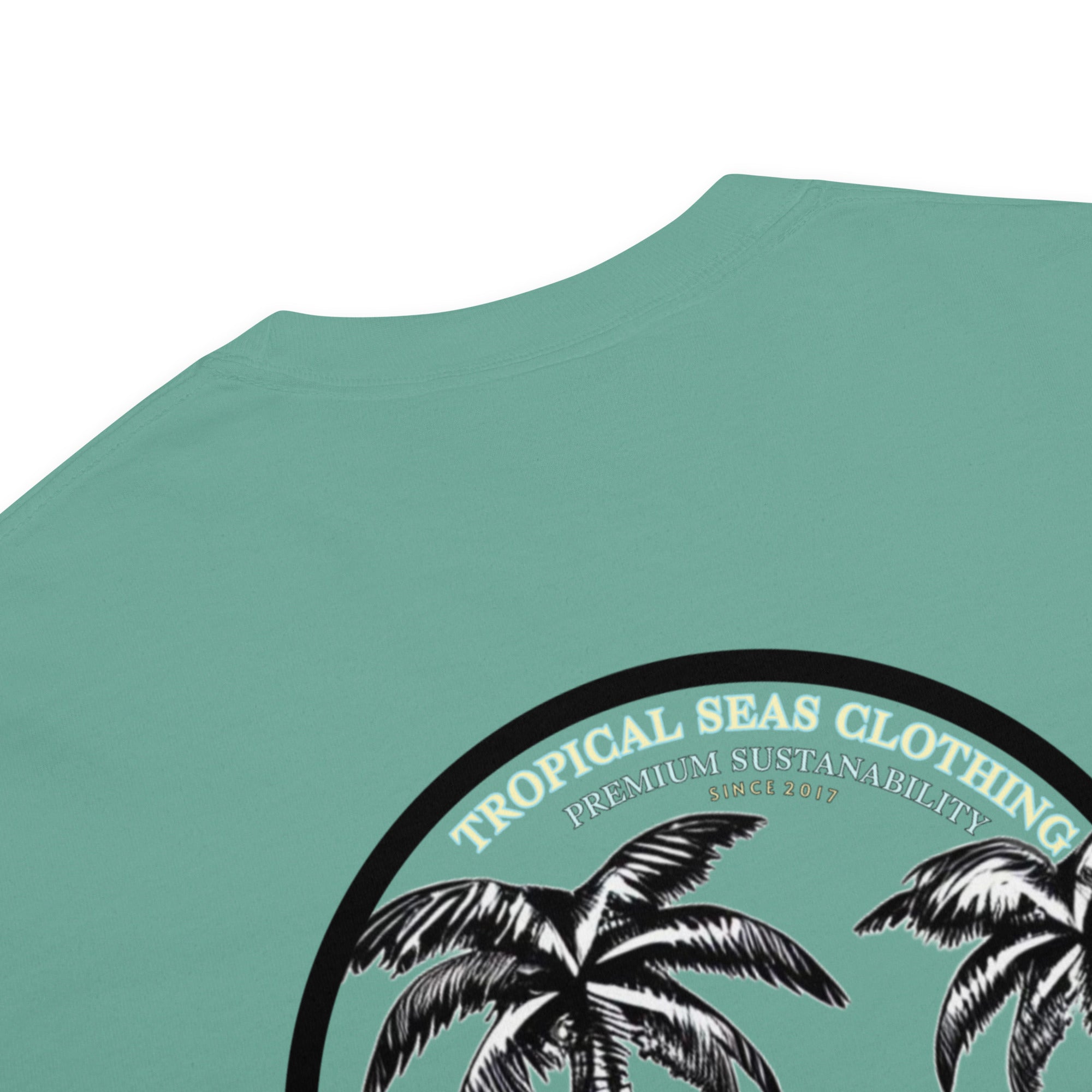 Camiseta Pesada para Hombres Island Time, Siempre