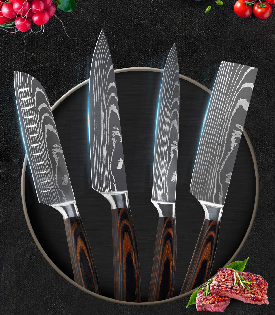 Elite Damascus Chef Knives