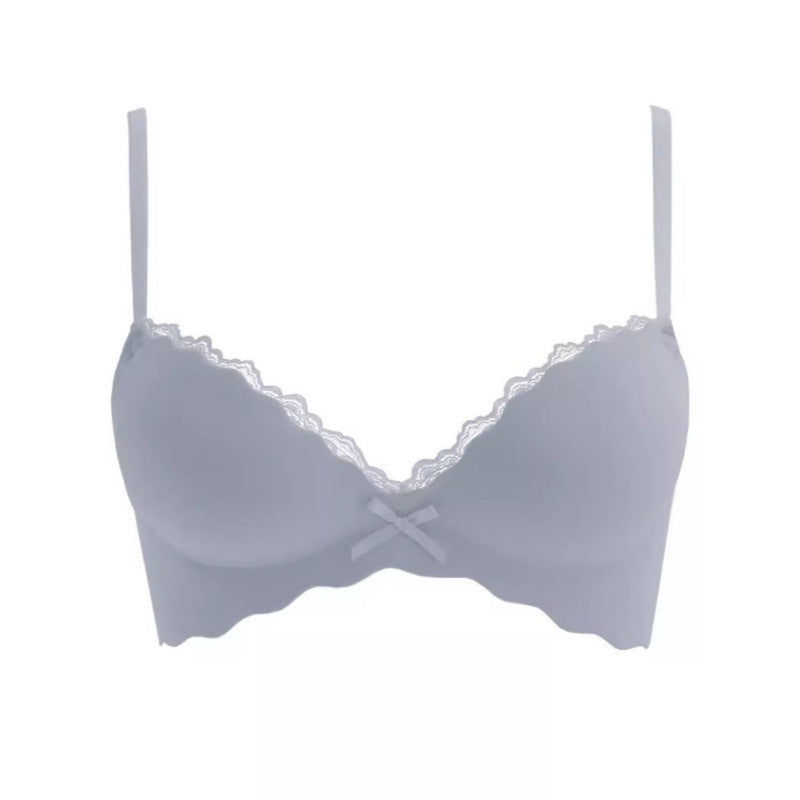 Conjunto de Sujetador Inalámbrico Push-Up Sin Costuras para Pechos Pequeños