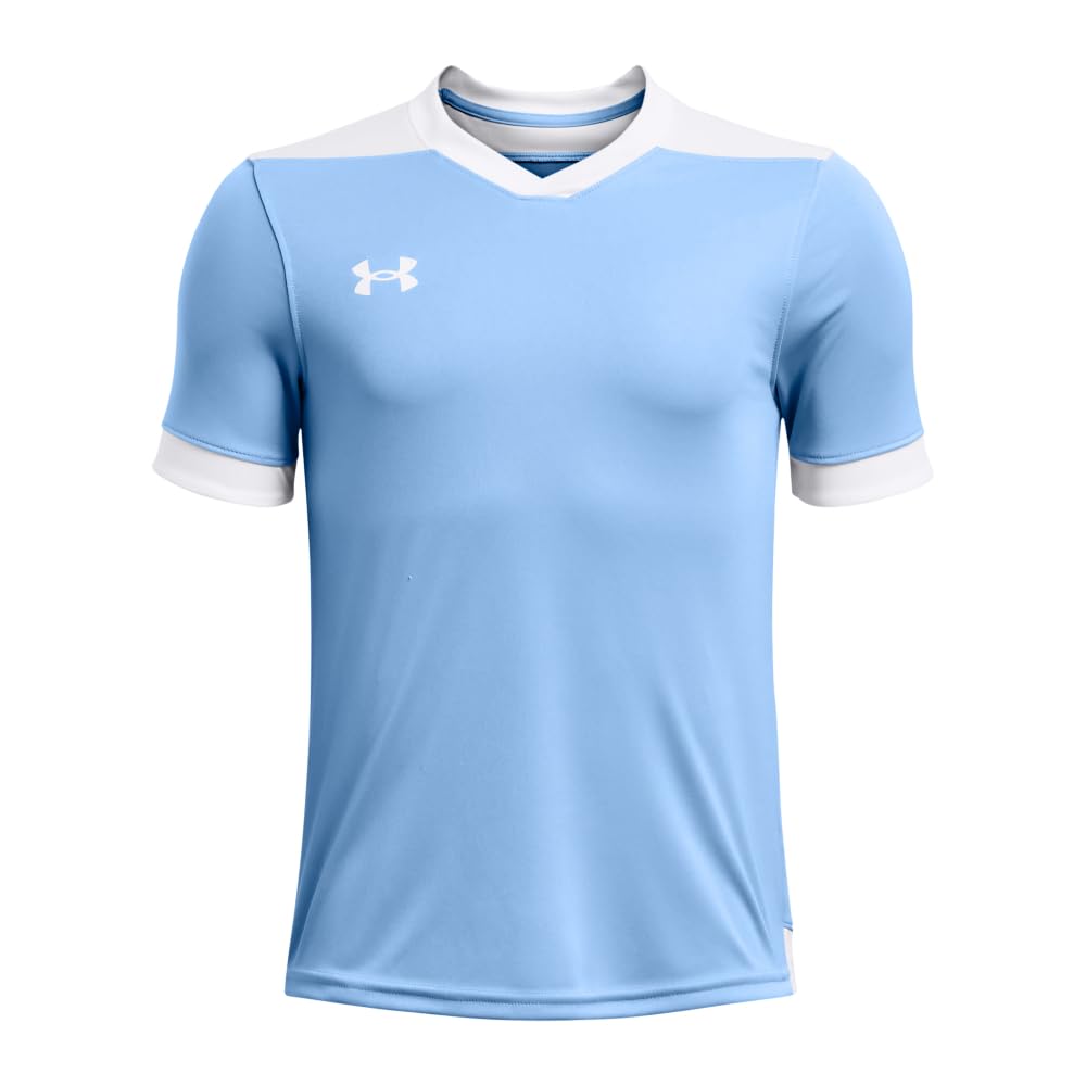 Under Armour Boys Maquina 3.0 Jersey (475) Carolina Blue / / White Youth X-Small