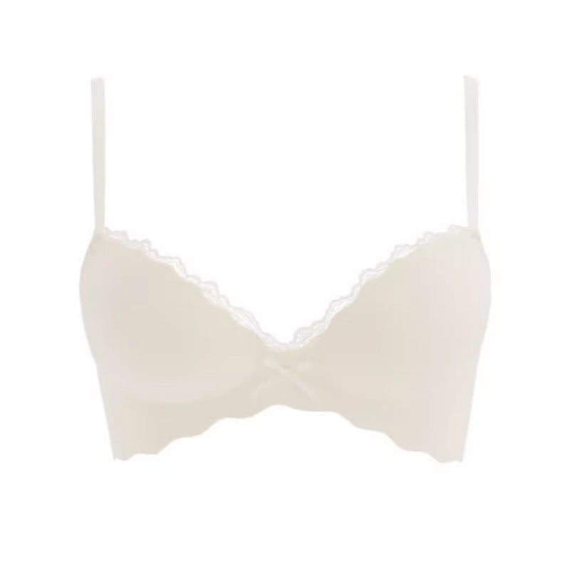 Conjunto de Sujetador Inalámbrico Push-Up Sin Costuras para Pechos Pequeños