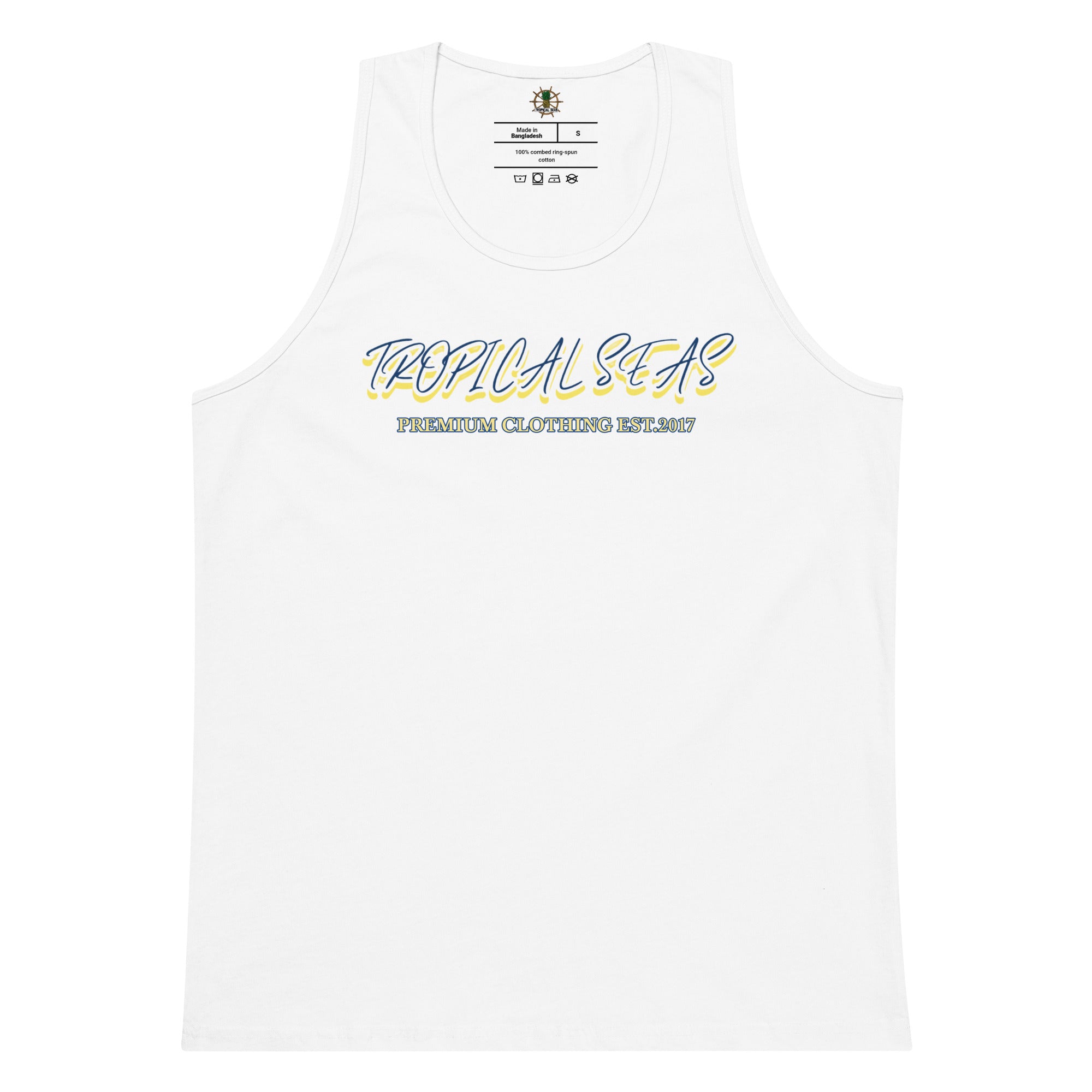 Camiseta Sin Mangas Wild Waves Premium para Hombre