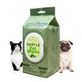 Greenbone Toallitas Suaves para Mascotas sin Fragancia, 150 Toallitas