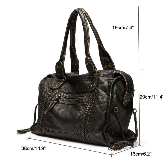 Bolso Mensajero Biker Retro Francés