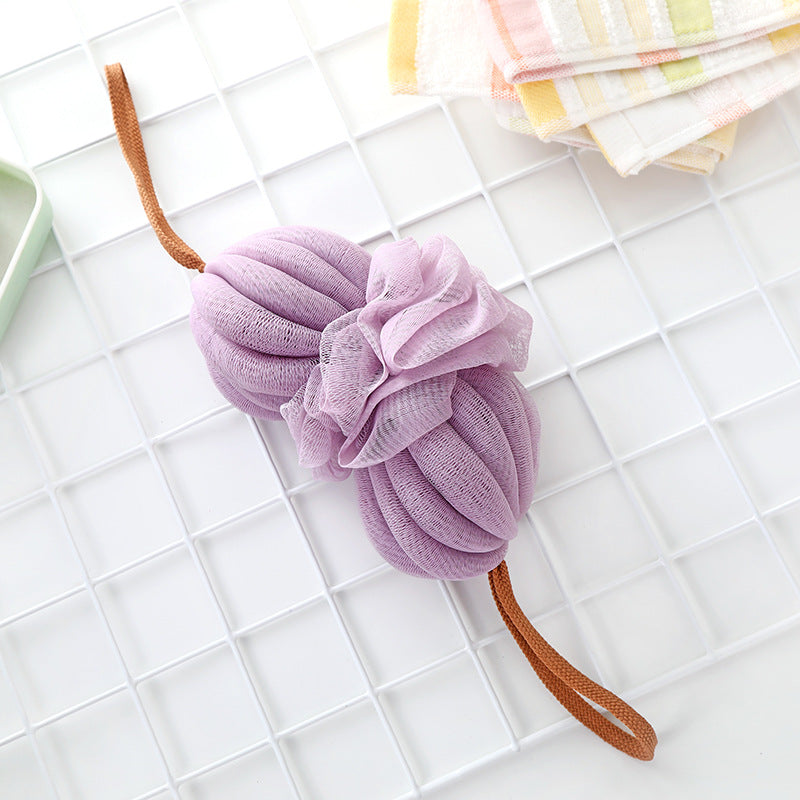 Toalla de Baño Grande Japonesa y Bola de Baño Exfoliante
