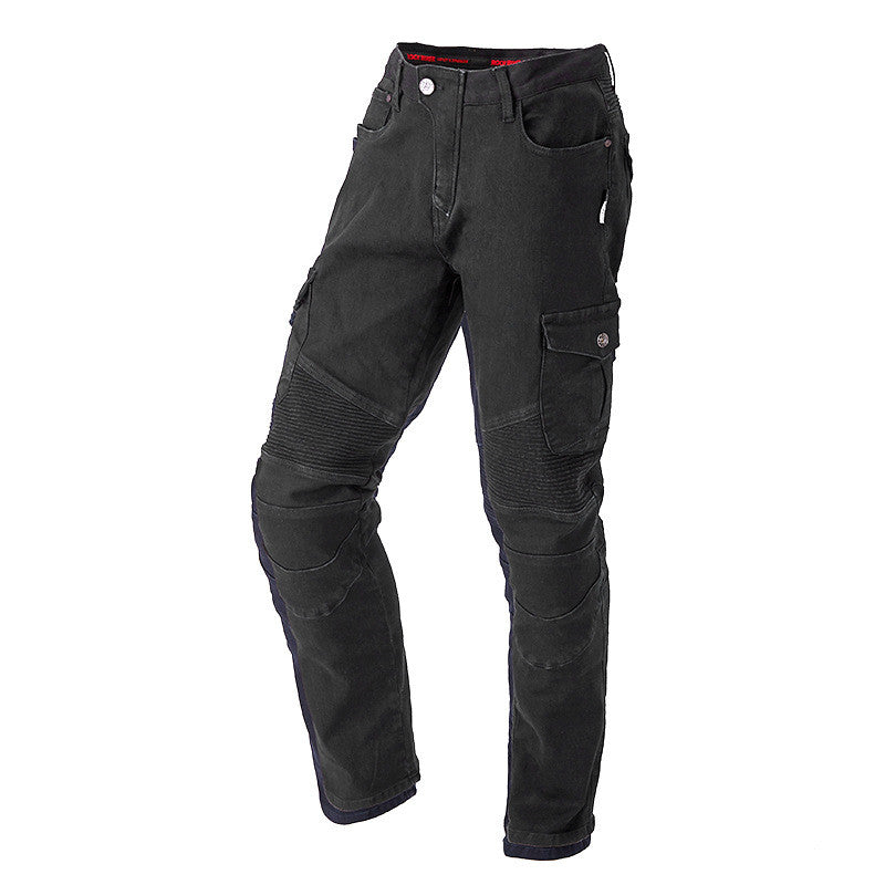 Jeans de Camuflaje con Protector de Cinturón de Carreras