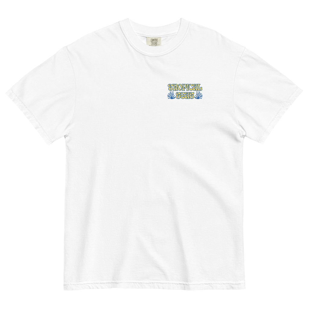Camiseta Pesada para Hombres 'Salvemos Nuestros Océanos'