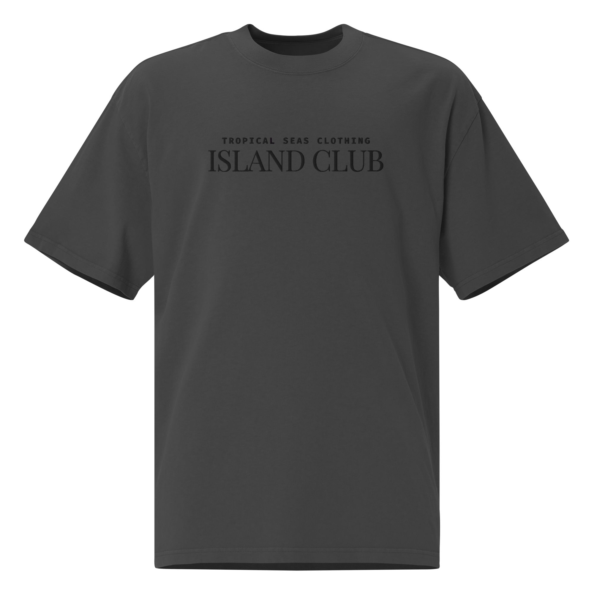 Camiseta Oversized Tropical Seas desgastada