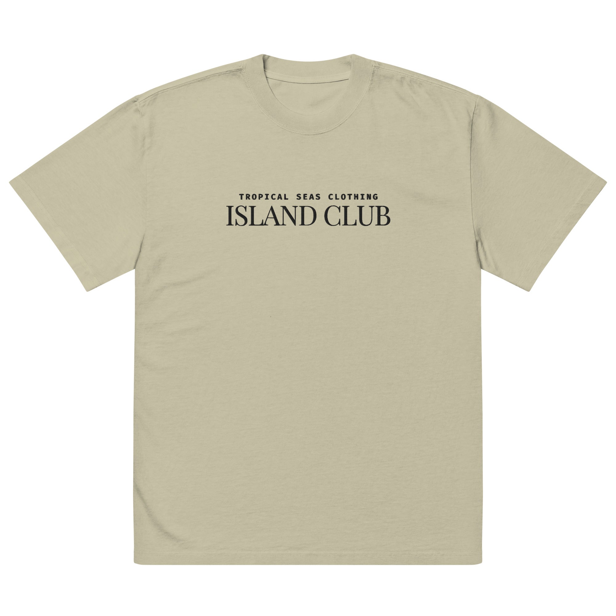 Camiseta Oversized Tropical Seas desgastada