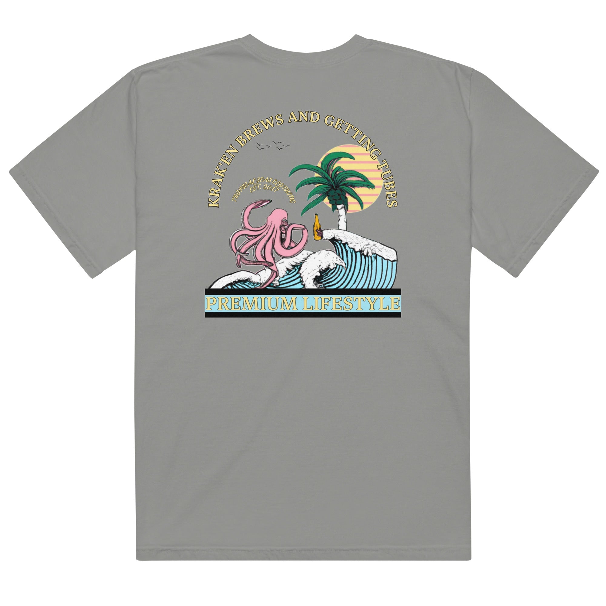 Camiseta pesada de estilo de vida premium para hombre