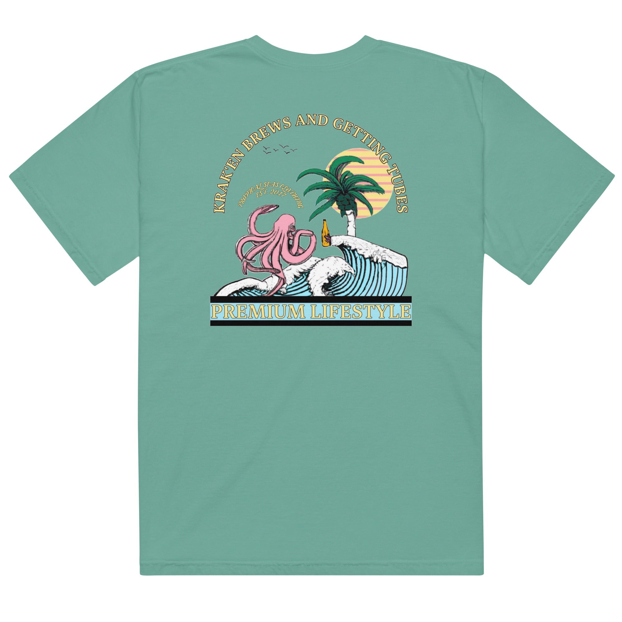 Camiseta pesada de estilo de vida premium para hombre