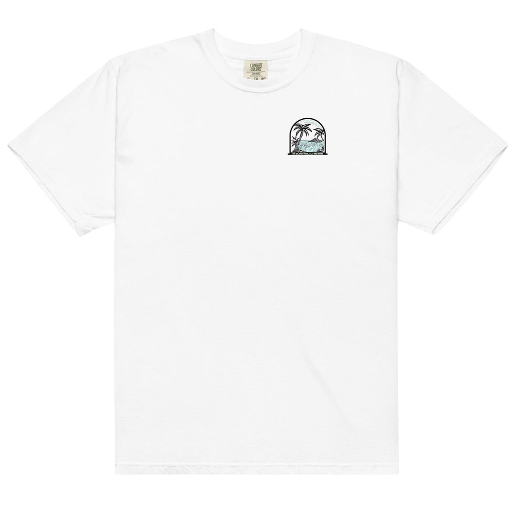 Camiseta Pesada para Hombres Island Time, Siempre