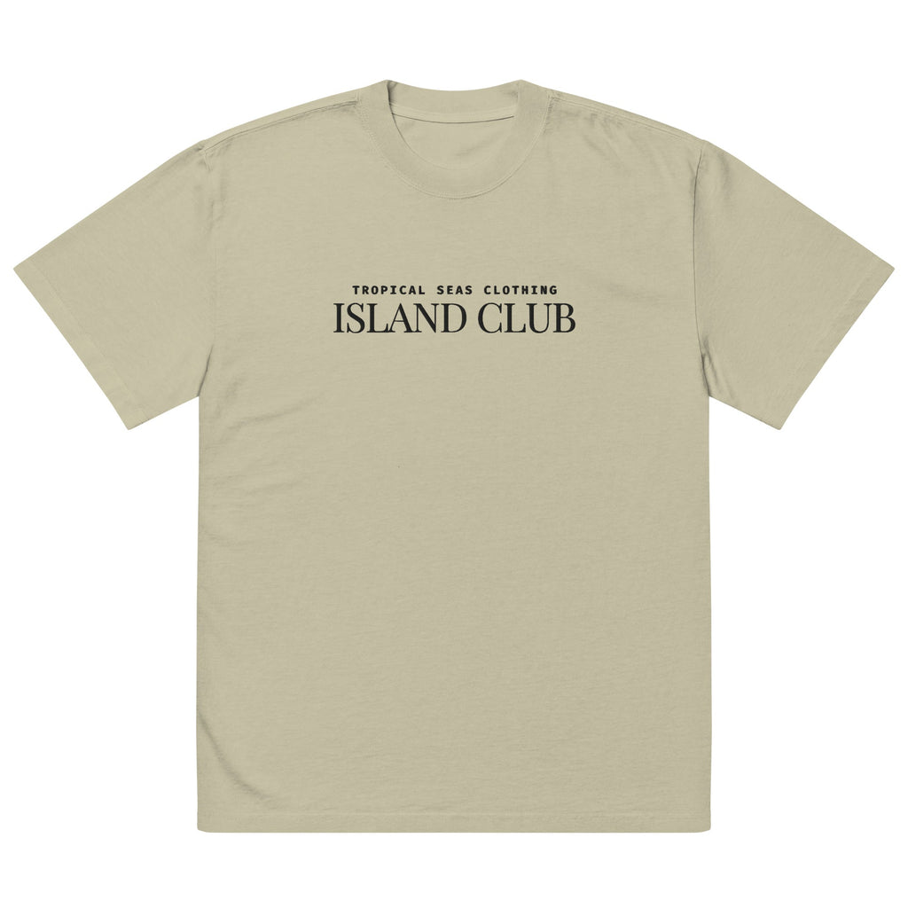 Camiseta Oversized Tropical Seas desgastada