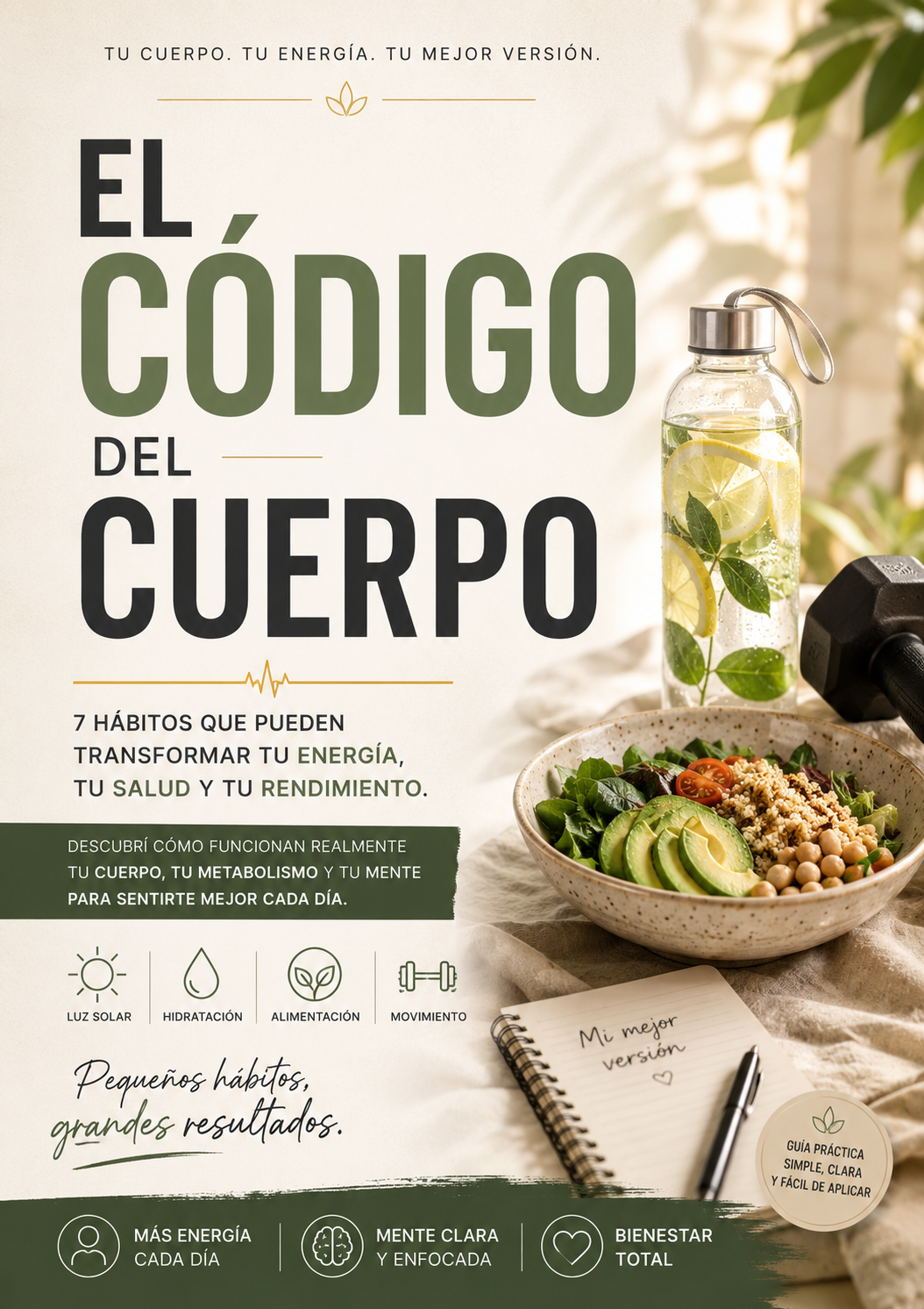 7 Hábitos que transforman tu energía+3 BONOS