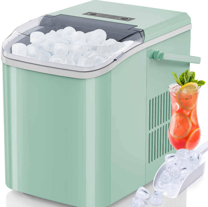 Máquina Portátil para Hacer Hielo de Encimera