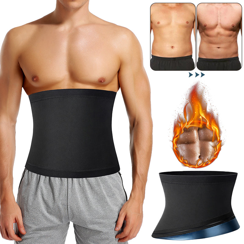 Faja Reductora de Abdomen para Hombres, Cinturón Adelgazante de Sauna