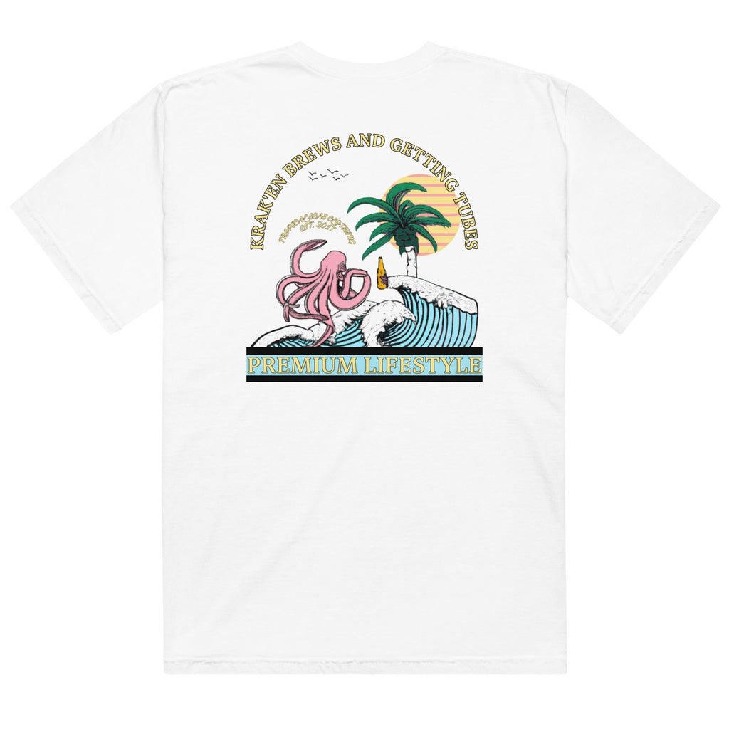 Camiseta pesada de estilo de vida premium para hombre