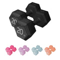 Sets de Mancuernas ZTTENLLY - 5/10/15/20/25/36 lb Par de Pesas para las Manos Set de 2 - Agarre Fácil - Pesas para Brazos para Hombres y Mujeres Equipo de Ejercicio para el Gimnasio en Casa para Entrenamientos Fitness Entrenamiento de Fuerza