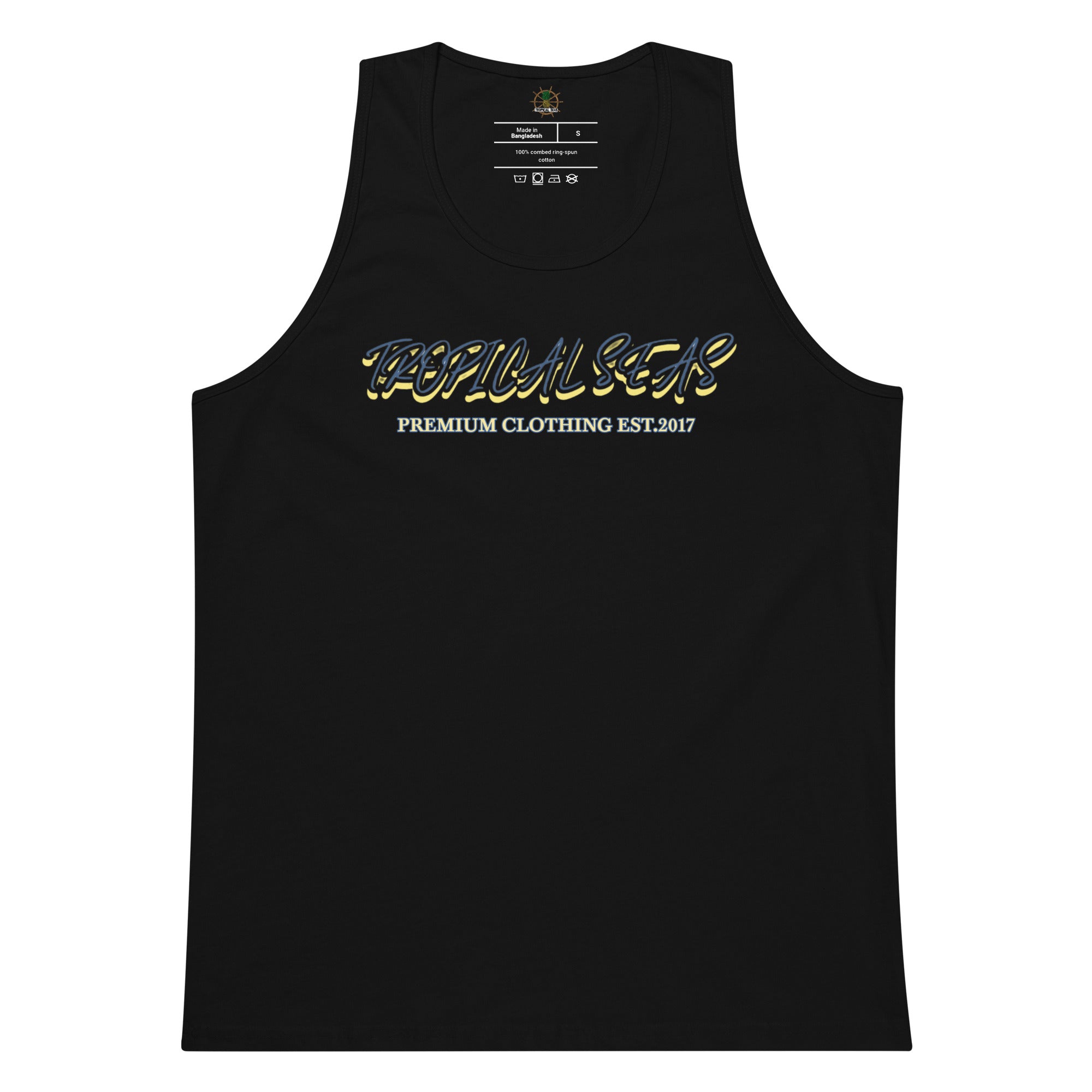 Camiseta Sin Mangas Wild Waves Premium para Hombre