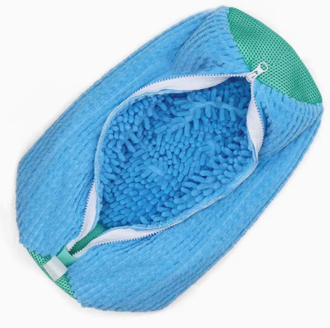 Bolsa Protectora de Zapatos para Lavado en Malla Acolchada