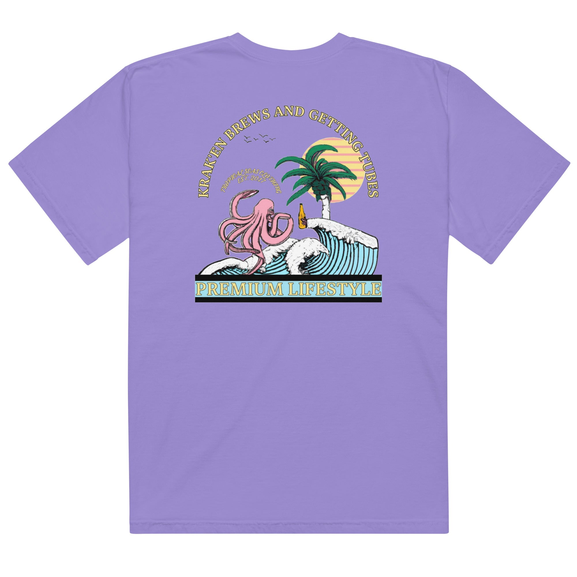 Camiseta pesada de estilo de vida premium para hombre