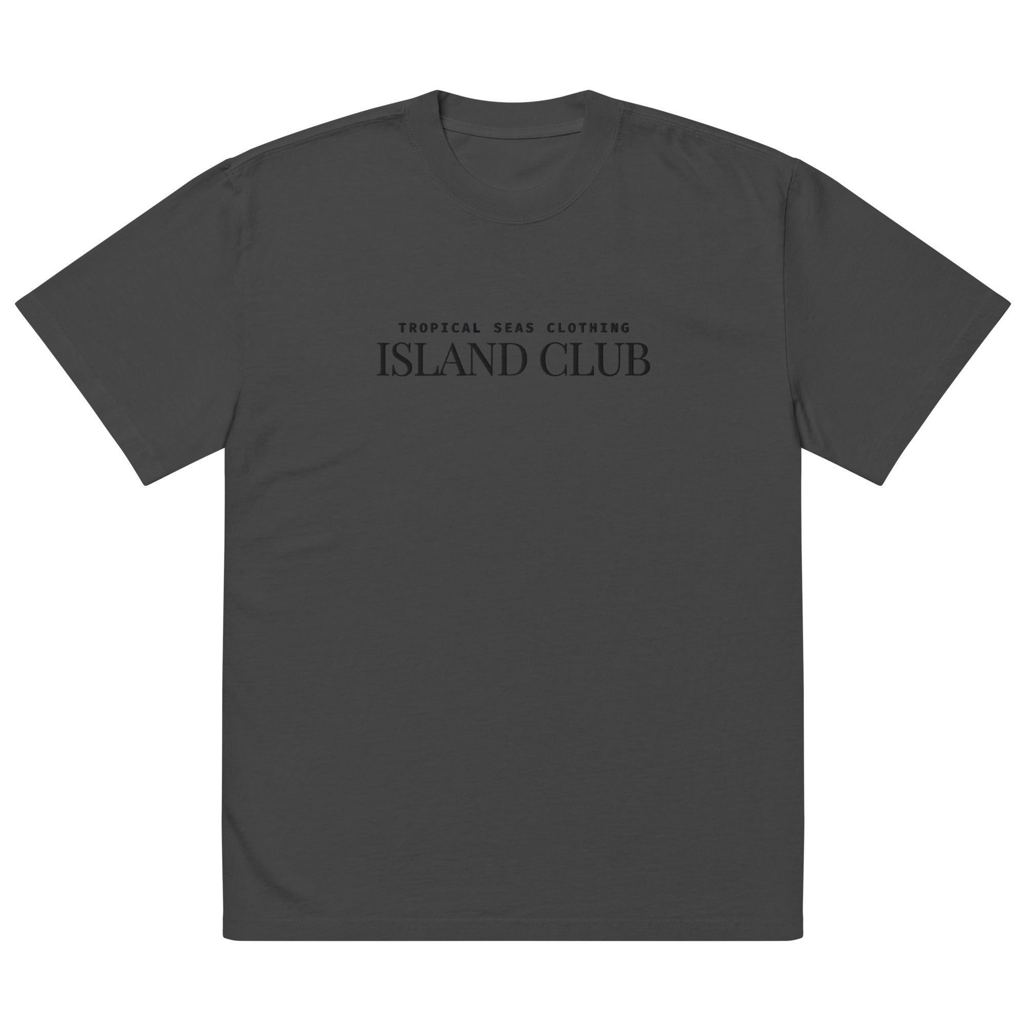Camiseta Oversized Tropical Seas desgastada
