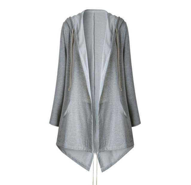 Sudadera con Capucha y Manga Larga para Mujer