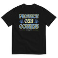 Camiseta Pesada para Hombres 'Salvemos Nuestros Océanos'
