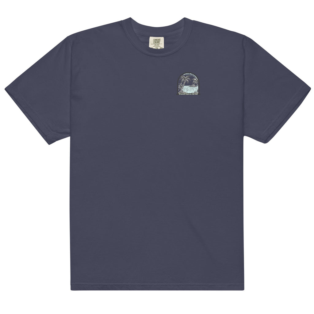 Camiseta Pesada para Hombres Island Time, Siempre