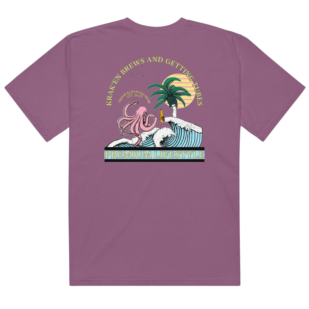 Camiseta pesada de estilo de vida premium para hombre