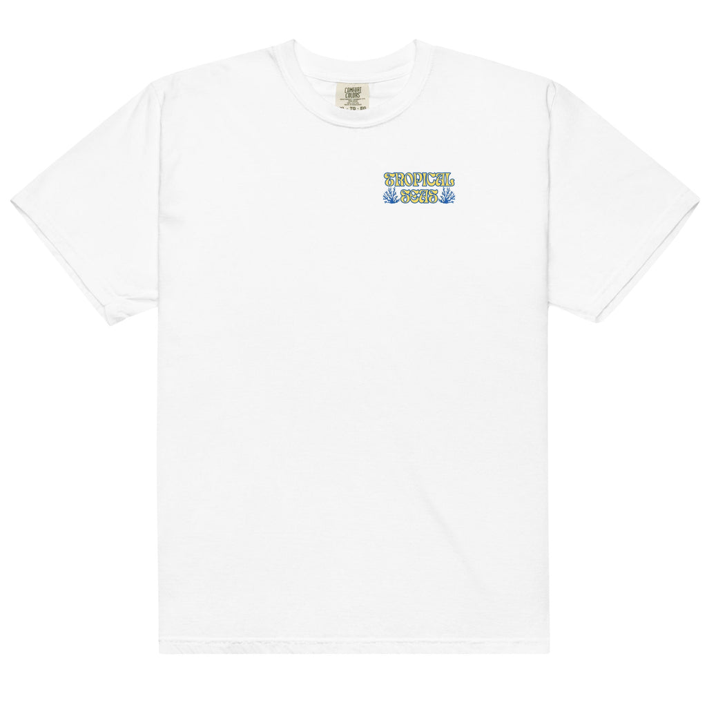 Camiseta Pesada para Hombres 'Salvemos Nuestros Océanos'