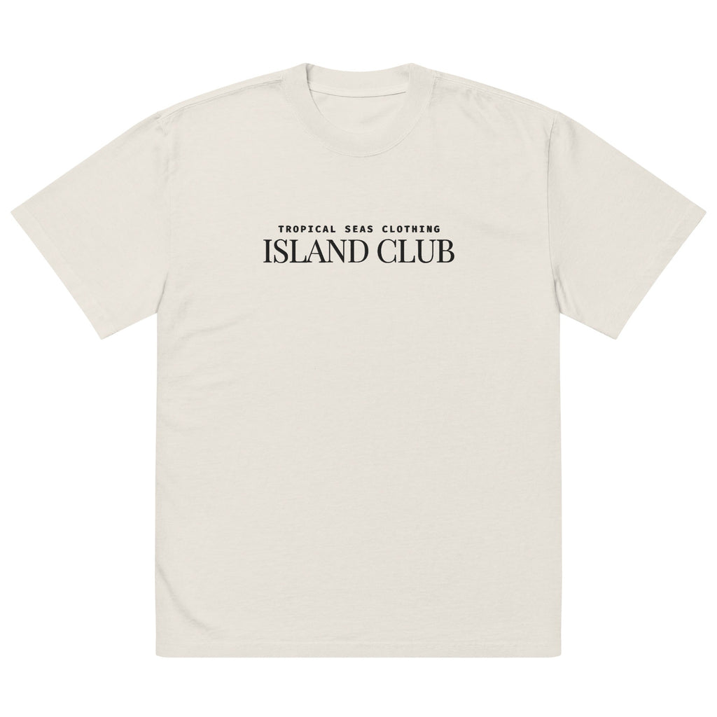 Camiseta Oversized Tropical Seas desgastada